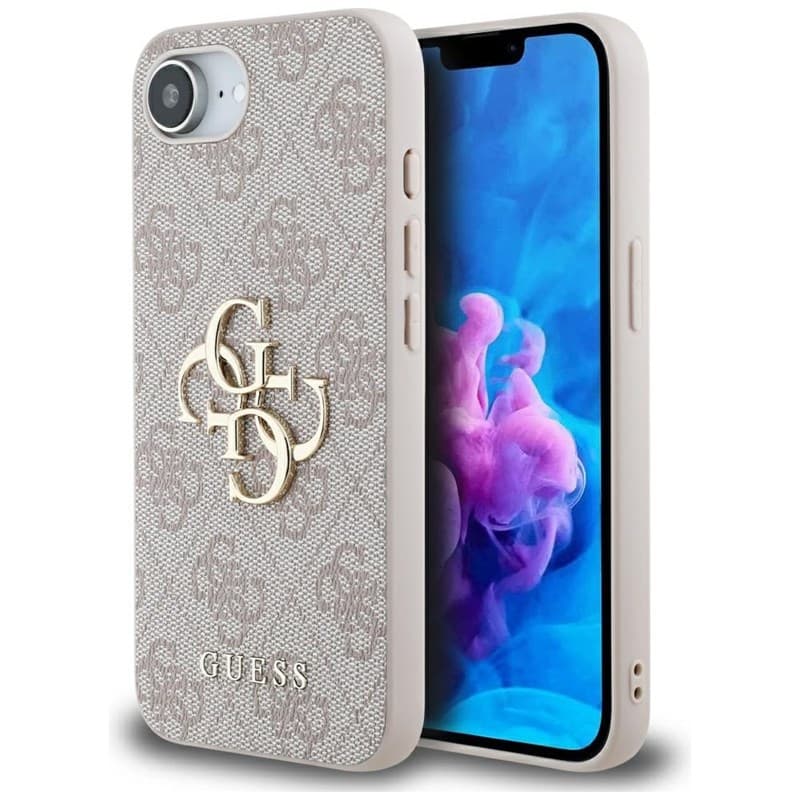 Guess 4G Big Logo - Case for iPhone 16e (pink)