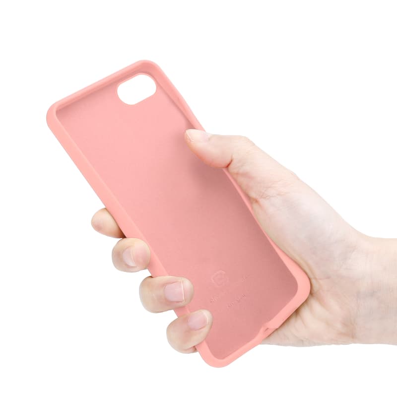 Crong Color Cover - Flexible Cover for iPhone 8/7 (Sand Pink) 3