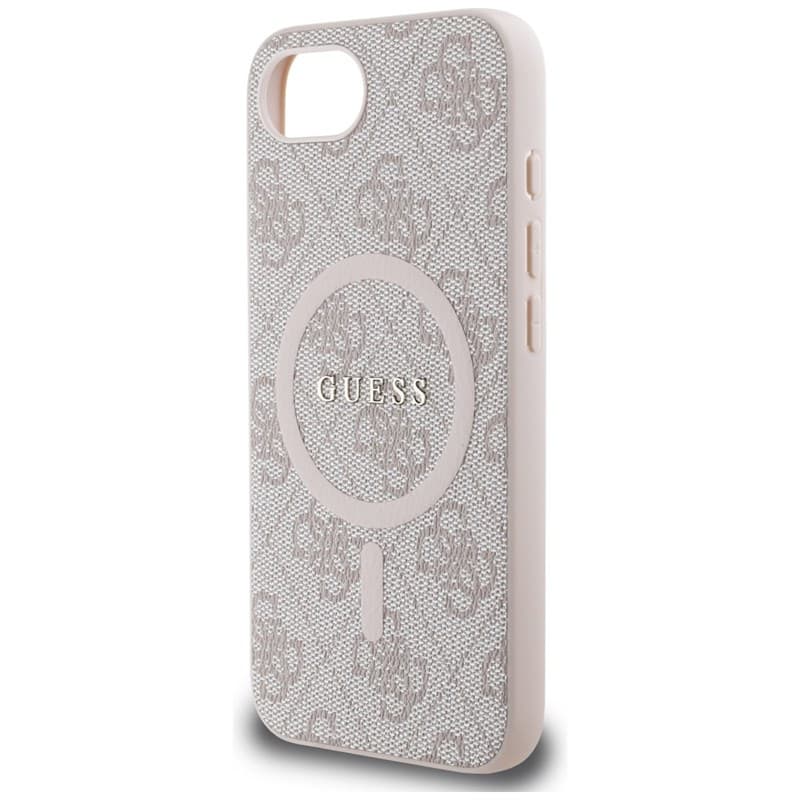 Guess 4G Ring Classic Logo MagSafe - Case for iPhone 16e (pink) 6