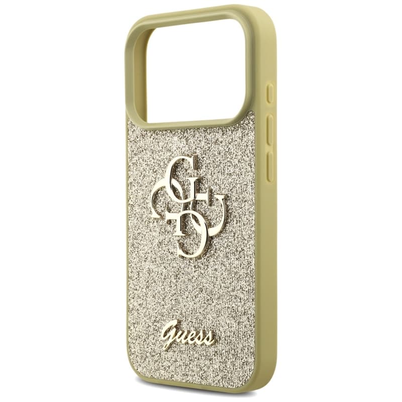 Guess Fixed Glitter Big 4G - Case for iPhone 17 Pro (gold) 6