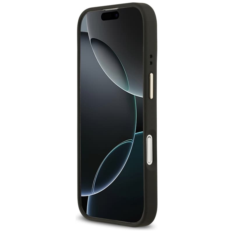 Guess Grained Strass Logo MagSafe - Case iPhone 17 (black) 5