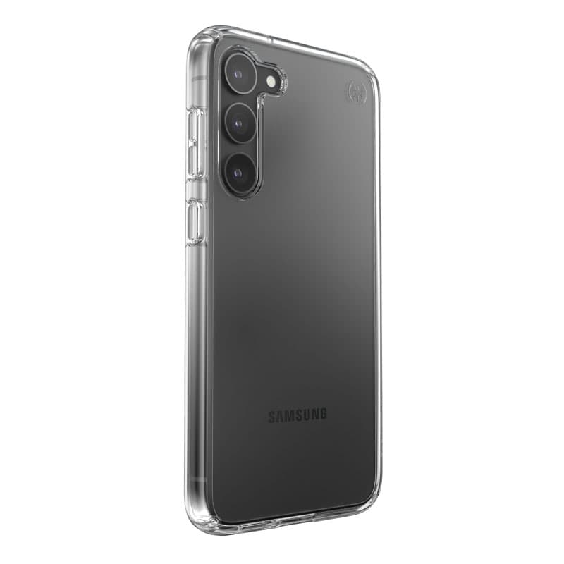 Speck Presidio Perfect-Clear - Samsung Galaxy S23+ Case with MICROBAN Coating (Clear) 4