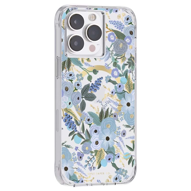 Rifle Paper Clear MagSafe - Case for iPhone 14 Pro Max (Garden Party Blue) 2