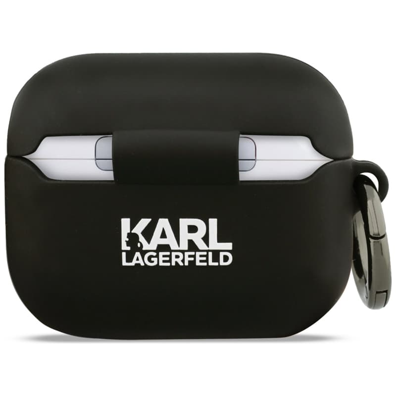 Karl Lagerfeld Silicone Choupette Head 3D - AirPods Pro 3 Case (Black) 3