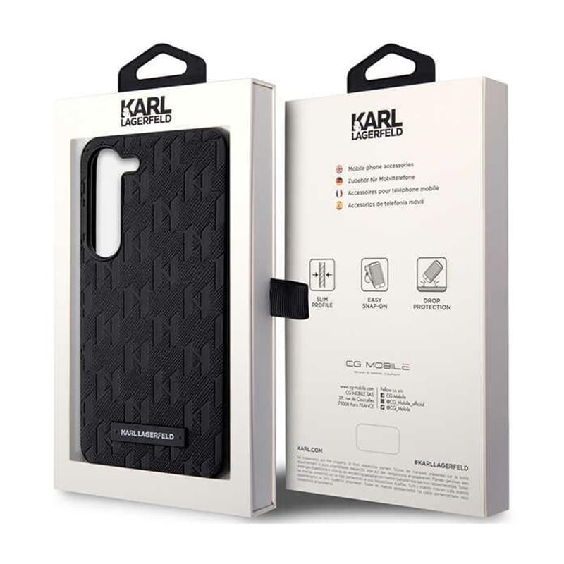 Karl Lagerfeld Saffiano Monogram Metal Logo - Case Samsung Galaxy S24+ (czarny) 8