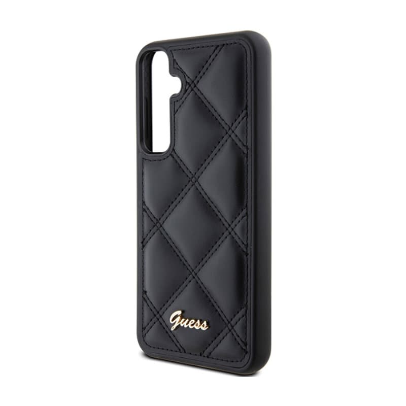 Guess Quilted Metal Logo - Samsung Galaxy S23 FE Case (black) 5