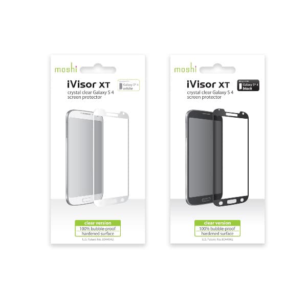 Moshi iVisor XT Full face screen protector for Samsung Galaxy S4 (black) 4