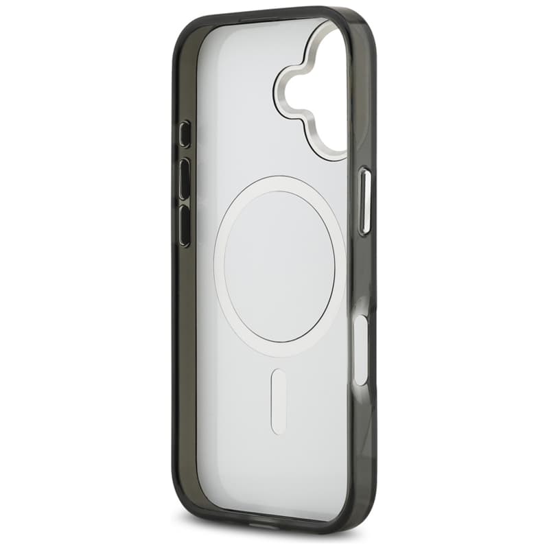 Karl Lagerfeld IML Aquarelle Karl & Choupette & Logo MagSafe - Case iPhone 17 (Black) 6