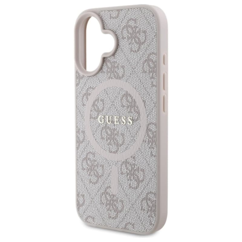 Guess 4G Ring Classic Logo MagSafe - Case for iPhone 16 (pink) 6