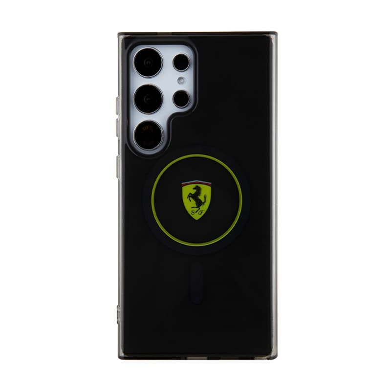 Ferrari IML Smoked Inner Circle Line MagSafe - Case for Samsung Galaxy S24 Ultra (black) 3