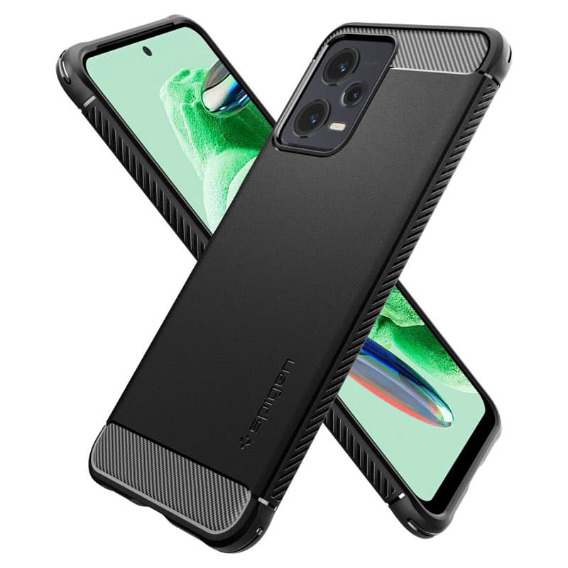 Spigen Rugged Armor - Case for Xiaomi Redmi Note 12 5G/POCO X5 5G (Black) 7