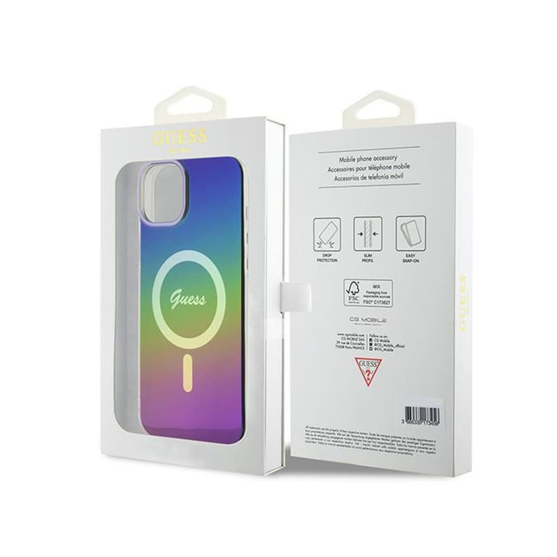 Guess IML Iridescent MagSafe - iPhone 15 Plus Case (colour) 8