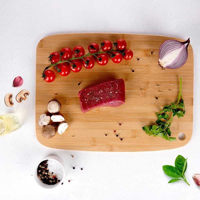 Alpina - Cutting board in bamboo wood 38x28 cm 5