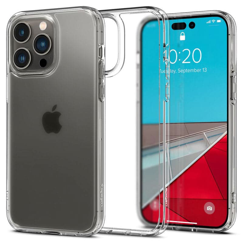 Spigen Ultra Hybrid Matte - Case for iPhone 14 Pro Max (Transparent Matte) 3