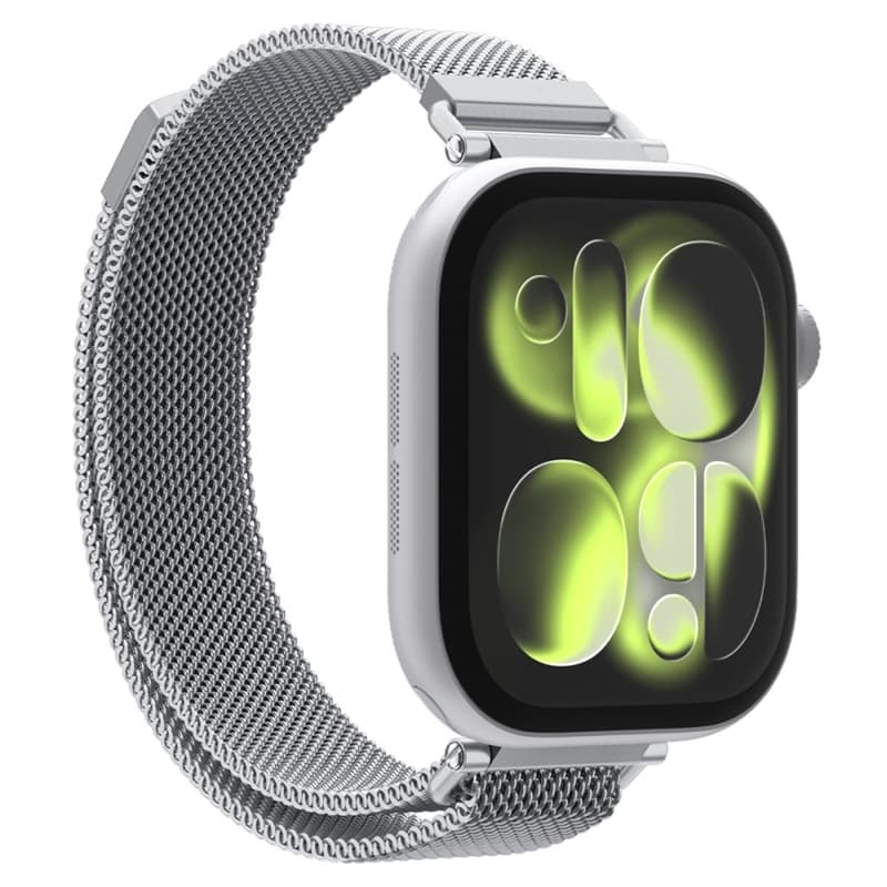 Spigen WBM4 - Stainless Steel Band for Apple Watch 40/41/42 mm (Silver) 1