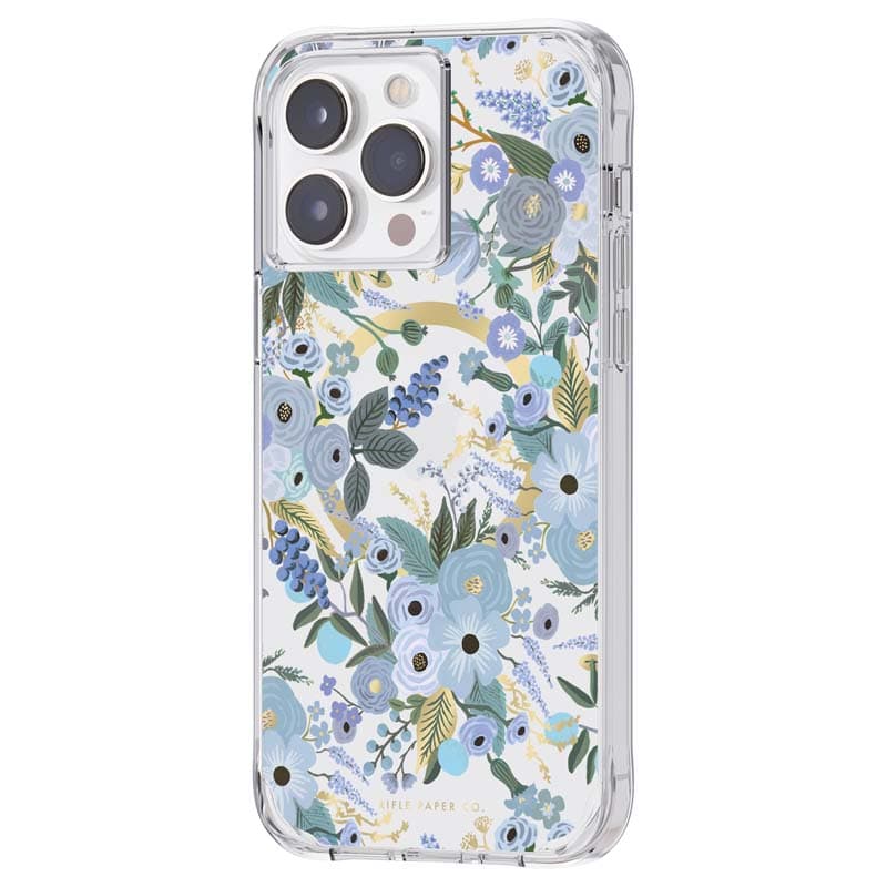 Rifle Paper Clear MagSafe - Case for iPhone 14 Pro Max (Garden Party Blue) 3