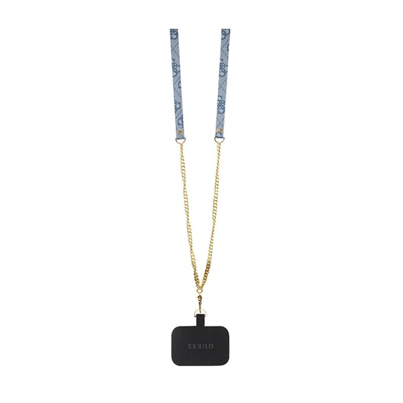 Guess Crossbody 4G Metal Logo - iPhone 15 Case (blue) 2