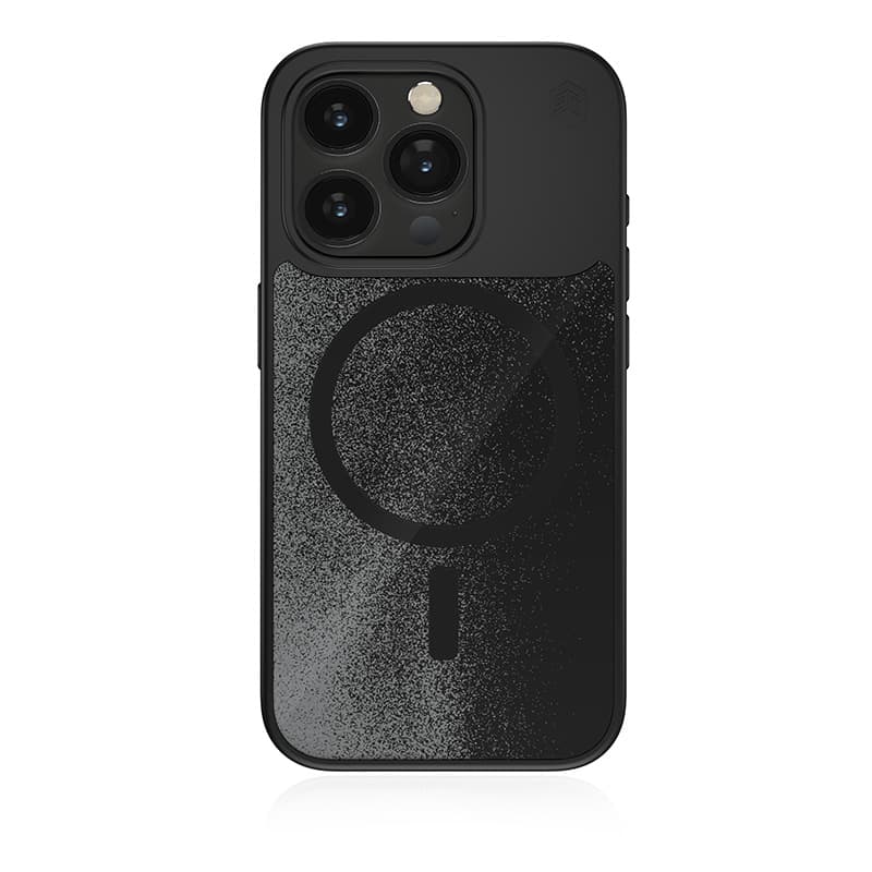 STM Relax Sand MagSafe - Case for iPhone 15 Pro Max (Black / Grey) 3