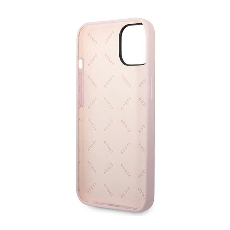 Guess Silicone Triangle Logo - Case for iPhone 14 Plus (Purple) 7