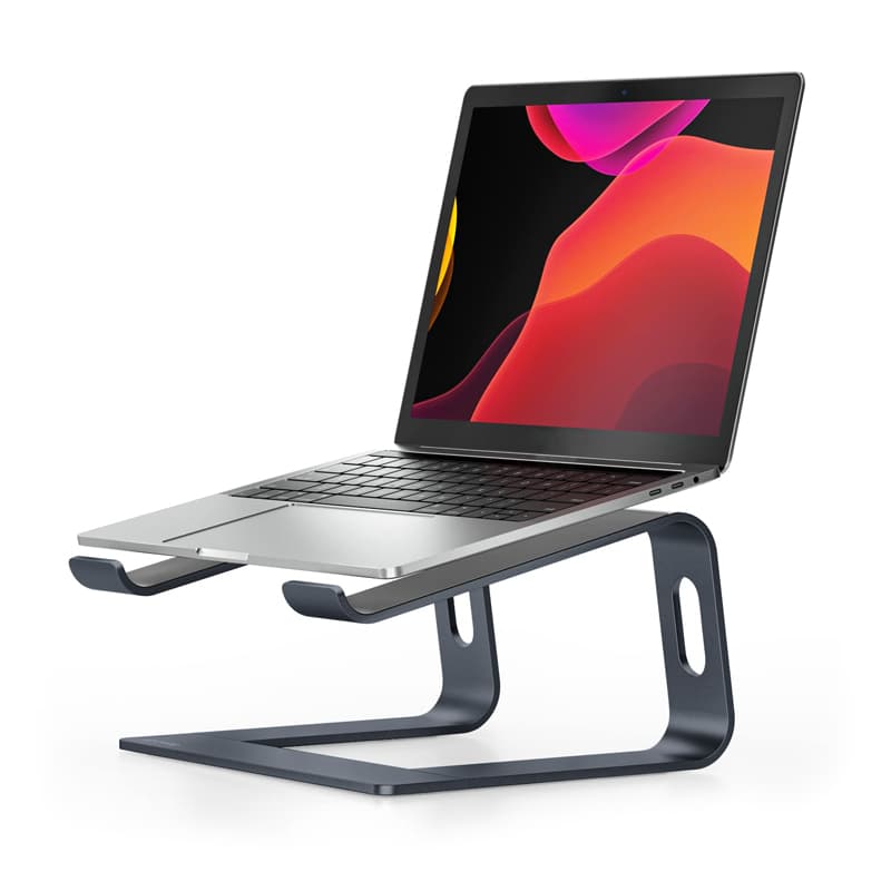 Crong AluBench – Aluminum Laptop Stand (Graphite)