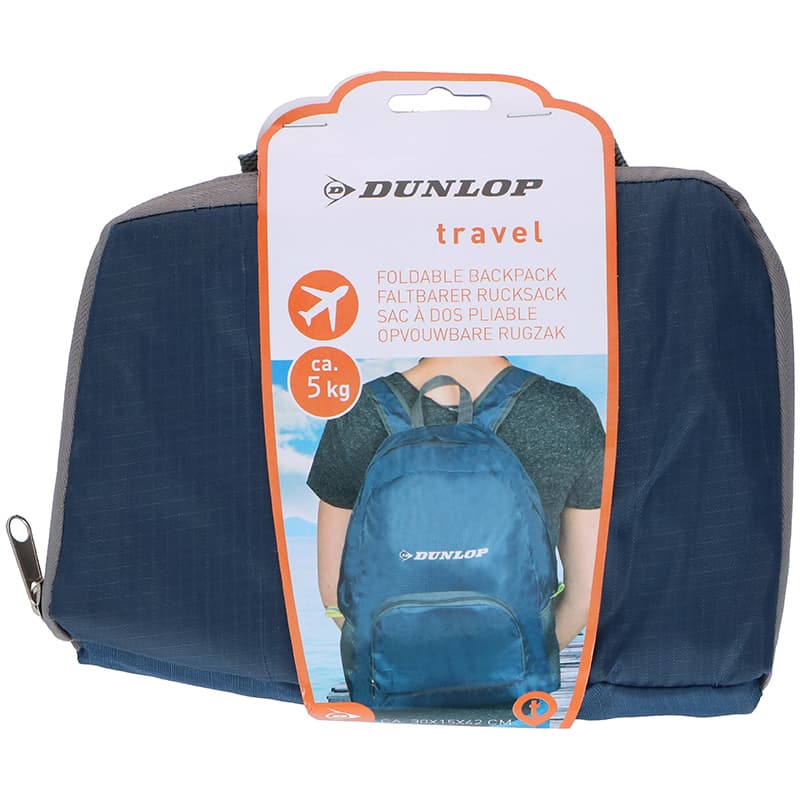 Dunlop - Folding backpack (blue) 3