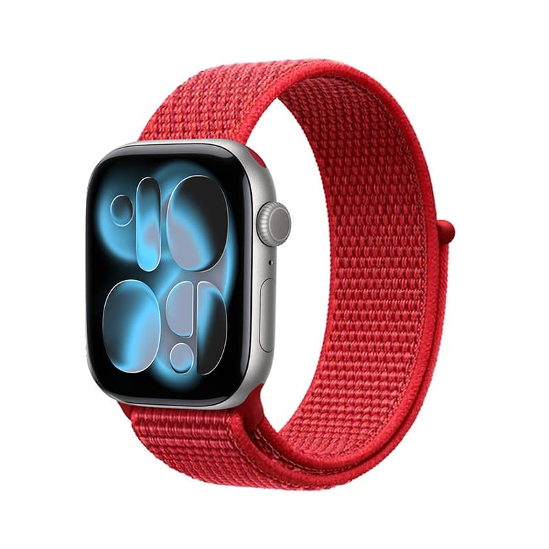 Crong Nylon - Sport Band for Apple Watch 38/40/41/42 mm (Red Fusion) 7