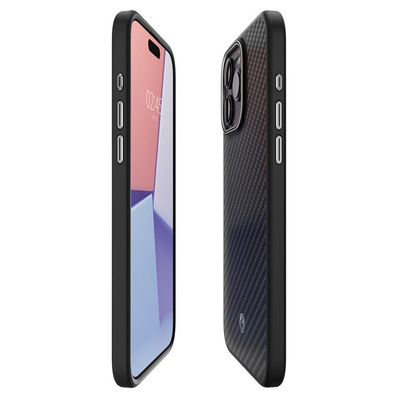 Spigen Enzo Aramid Mag MagSafe - Case iPhone 15 Pro Max (Black) 7