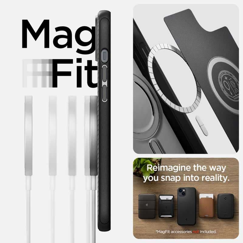 Spigen Mag Armor - Case for iPhone 15 Plus / iPhone 14 Plus (Black) 5