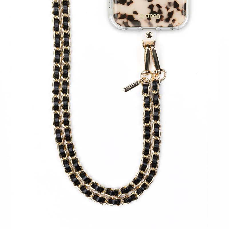 Crong Phone Crossbody - Phone Lanyard (Black Twist) 1