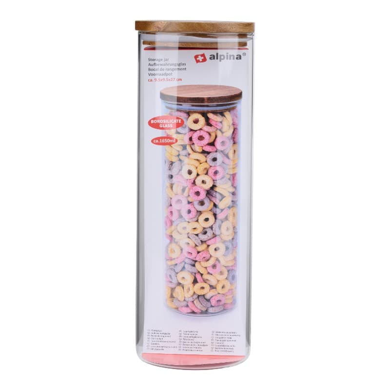 Alpina - Glass Food Container with Lid 1650 ml 3