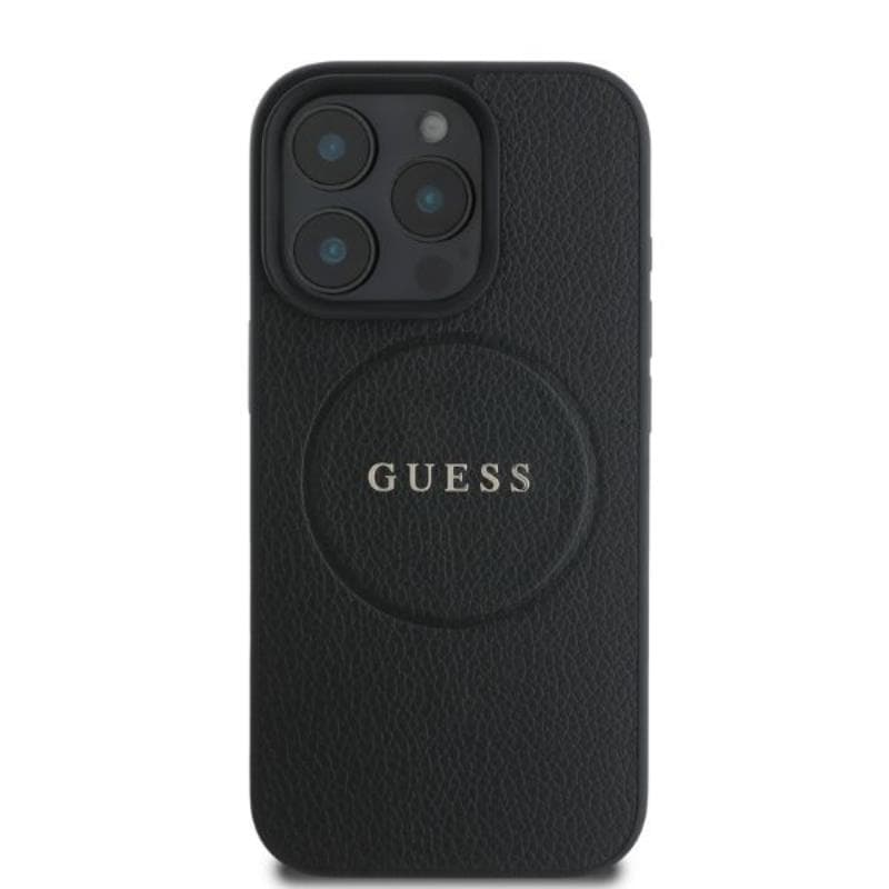 Guess Grained Ring MagSafe - Case iPhone 16 Pro (black) 3