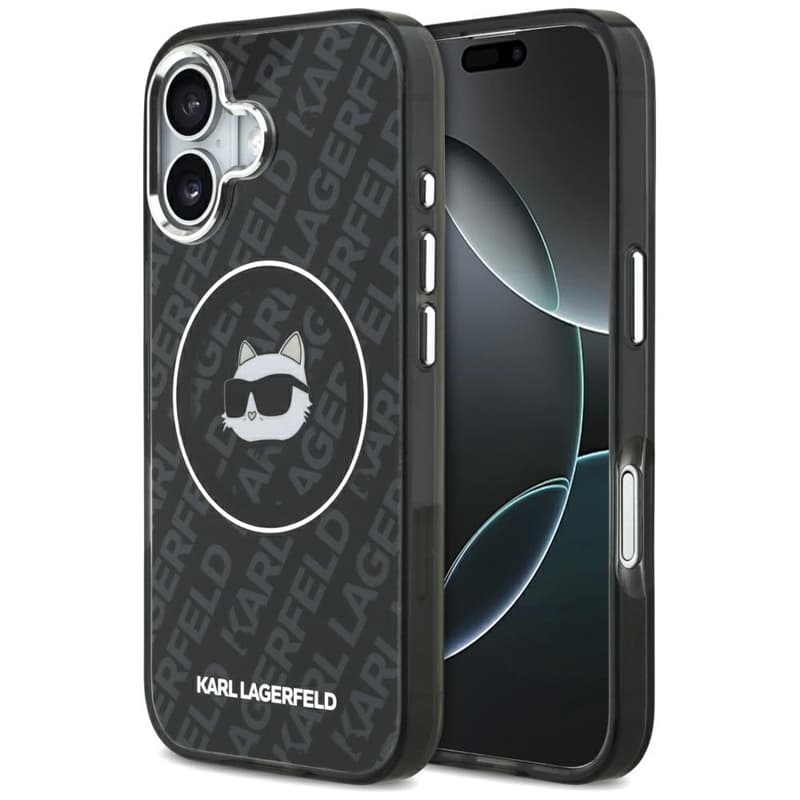 Karl Lagerfeld IML Choupette Head Logo MagSafe - Case for iPhone 17 (black)