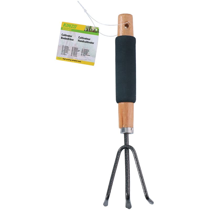 Kinzo - claws manual cultivator for the garden, solid workmanship of 29 cm 2