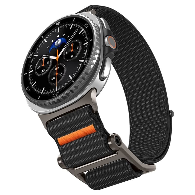Spigen DuraPro Flex - Band for Samsung Galaxy Watch 8 / 8 Classic 40 / 44 / 46 mm (Black) 3