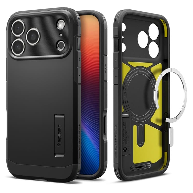 Spigen Tough Armor T Mag MagSafe - Case for iPhone 17 Pro (Black) 1