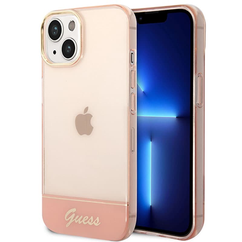 Guess Translucent - Case for iPhone 14 Plus (Pink) 1