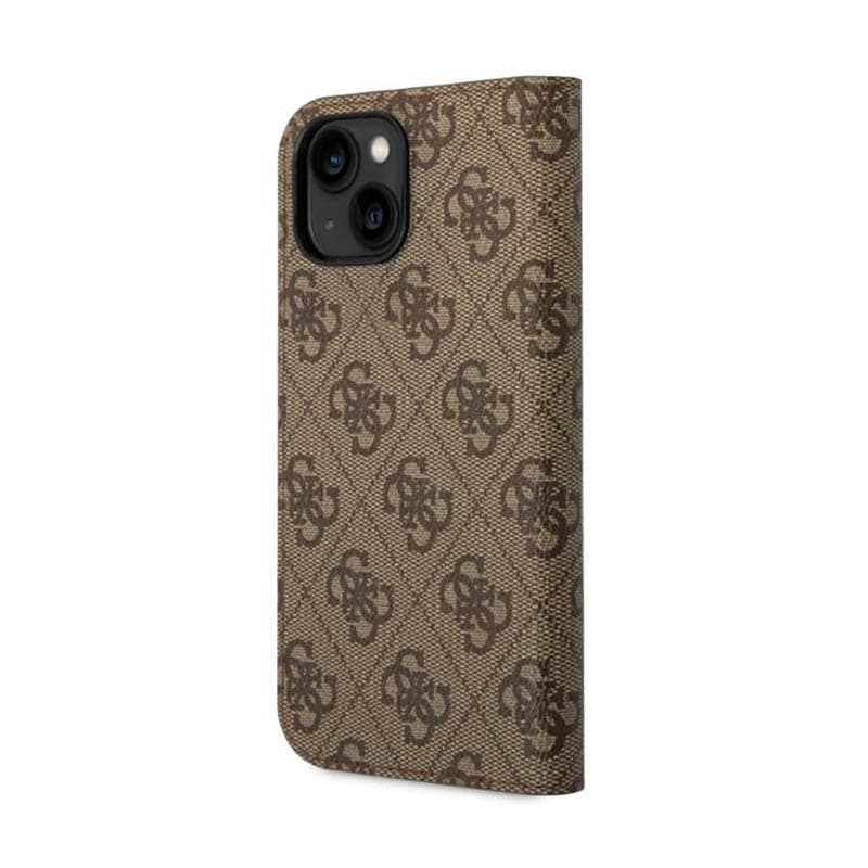 Guess 4G Metal Camera Outline Booktype Case - Case for iPhone 14 (Brown) 2