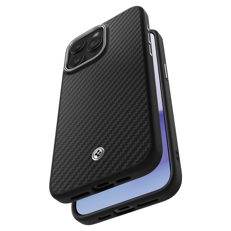 Spigen Enzo Aramid Mag MagSafe - Case iPhone 15 Pro Max (Black) 8