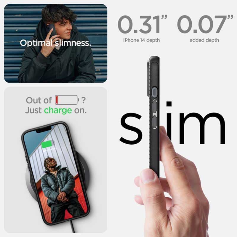 Spigen Mag Armor - Case for iPhone 15 Plus / iPhone 14 Plus (Black) 6