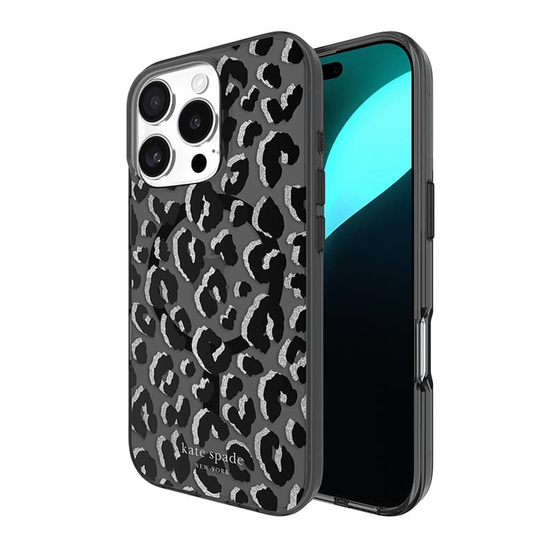 Kate Spade New York Protective MagSafe - Case for iPhone 16 Pro (City Leopard) 1