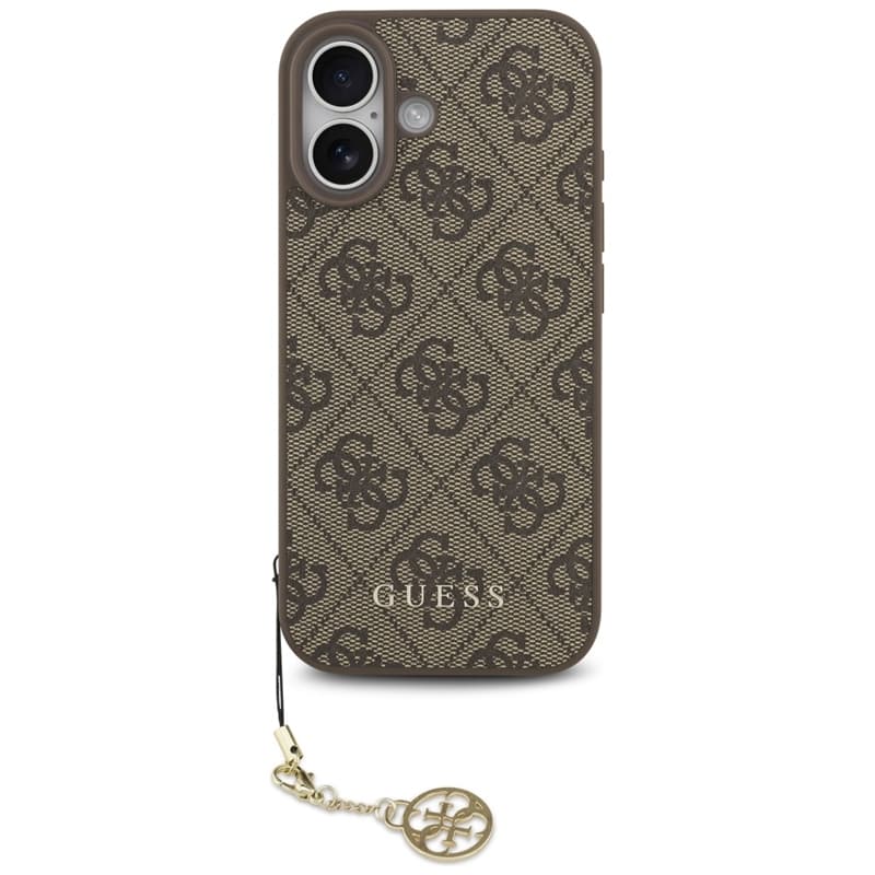 Guess 4G Charms Collection MagSafe - iPhone 17 Case (Brown) 2