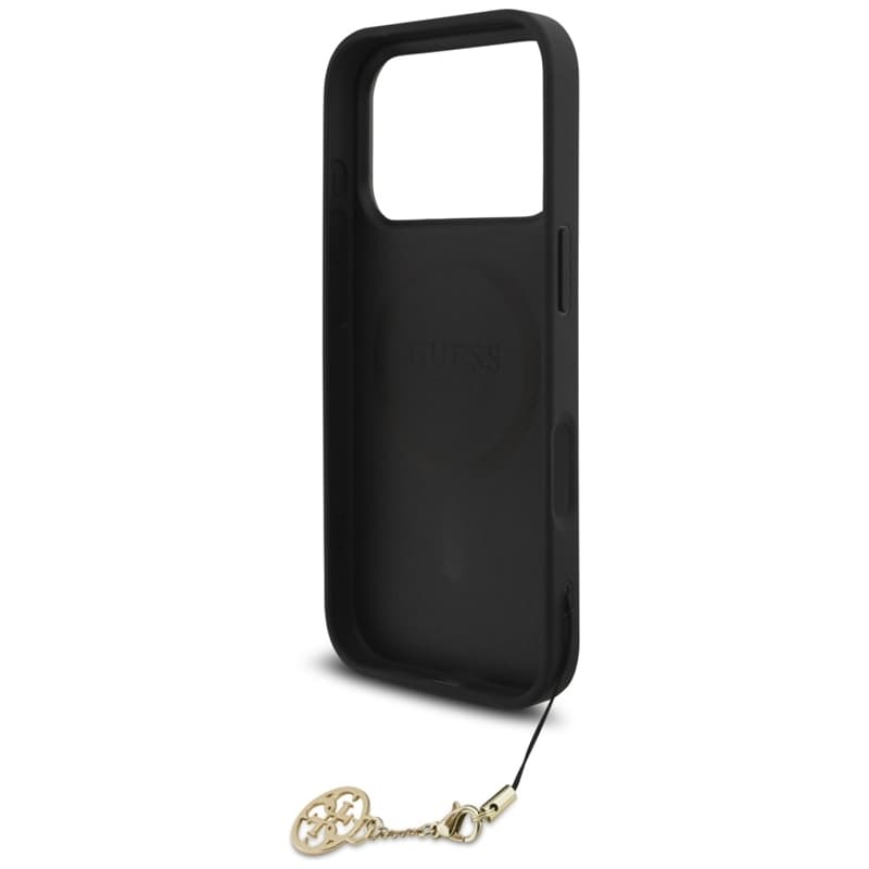 Guess 4G Charms Collection MagSafe - iPhone 17 Pro Case (Black) 6