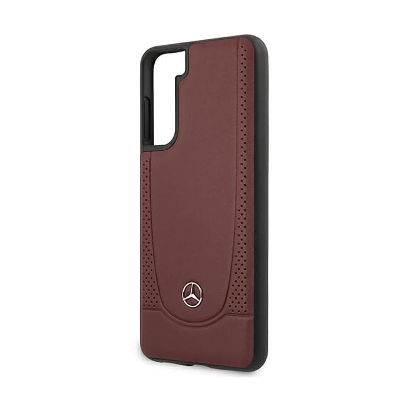 Mercedes Leather Urban Line - Case for Samsung Galaxy S21+ (Red) 6