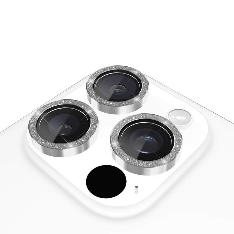 Case-Mate Aluminum Ring Lens Protector - Protective Glass for iPhone 16 Pro / iPhone 16 Pro Max Camera Lens (Twinkle) 3