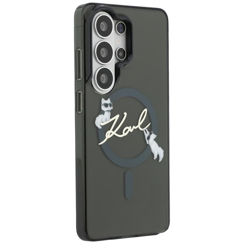 Karl Lagerfeld IML KC Script MagSafe - Samsung Galaxy S26 Ultra Case (Black) 4
