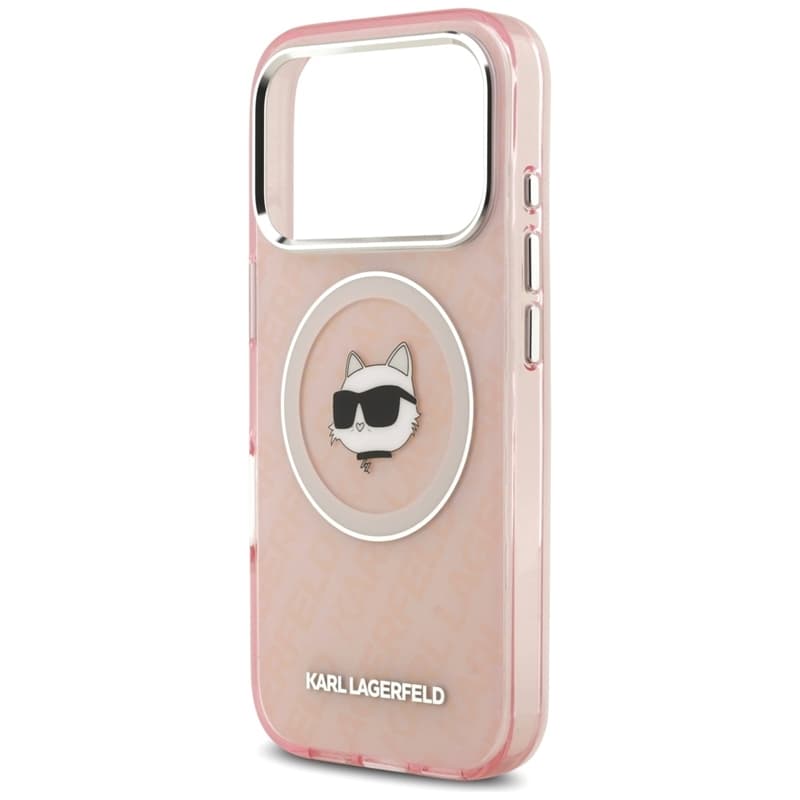 Karl Lagerfeld IML Choupette Head Logo MagSafe - Case for iPhone 17 Pro (pink) 6