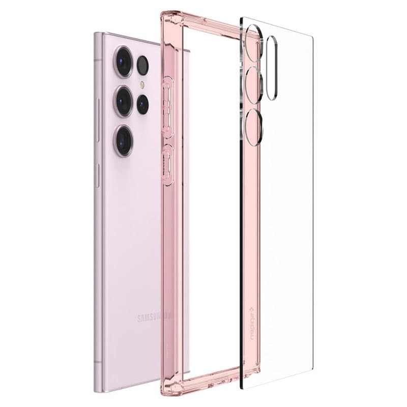 Spigen Ultra Hybrid - Case for Samsung Galaxy S23 Ultra (Rose Crystal) 5