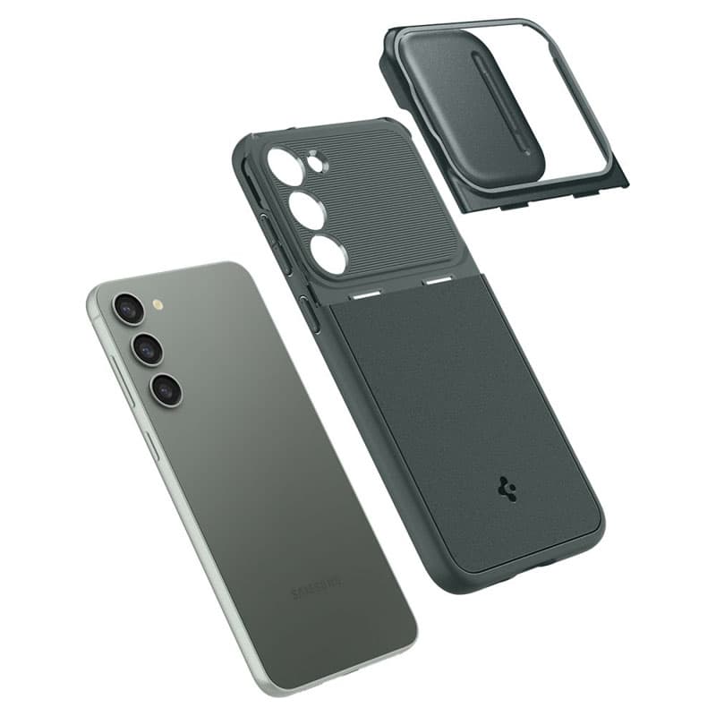 Spigen Optik Armor - Case for Samsung Galaxy S23 (Abyss Green) 4