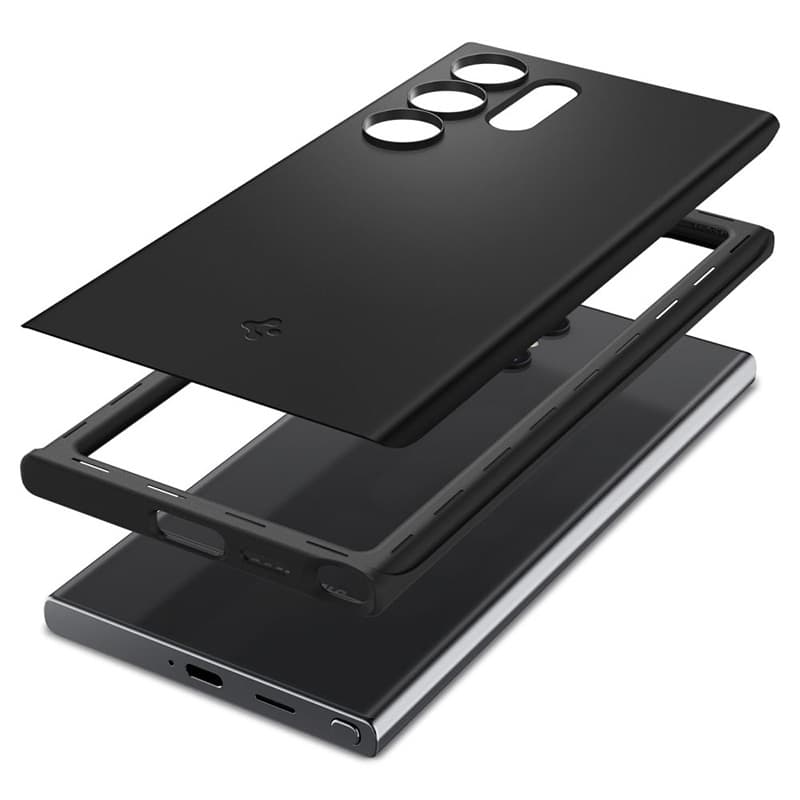 Spigen Thin Fit - Case for Samsung Galaxy S24 Ultra (Black) 7