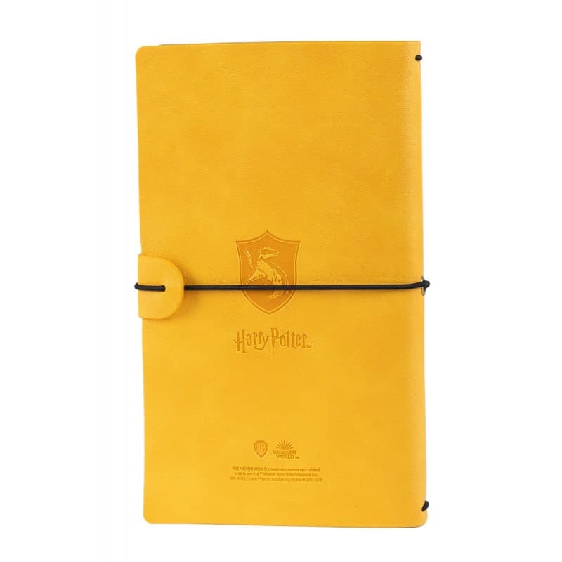 Harry Potter - Hufflepuff Leather Travel Notebook 12x19.6 cm (Yellow) 2